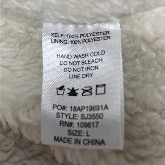 Fashion Nova Trench Coat Warming My Heart Faux Fur Lined Fleece Khaki Tan Large - Picture 12 of 15